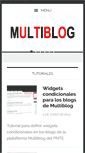 Mobile Screenshot of multiblog.educacion.navarra.es