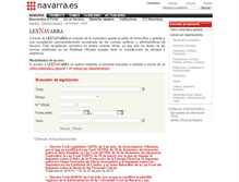 Tablet Screenshot of lexnavarra.navarra.es