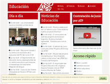 Tablet Screenshot of educacion.navarra.es